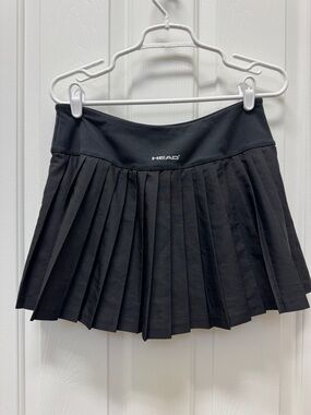 HEAD Black Pleated Tennis Skirt
